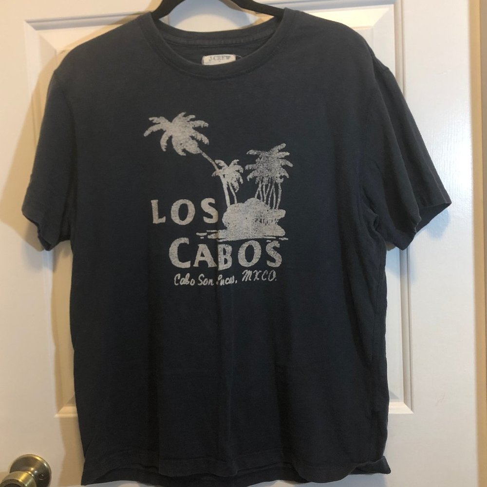 J Crew Ringspun Jersey Graphic T-Shirt Medium